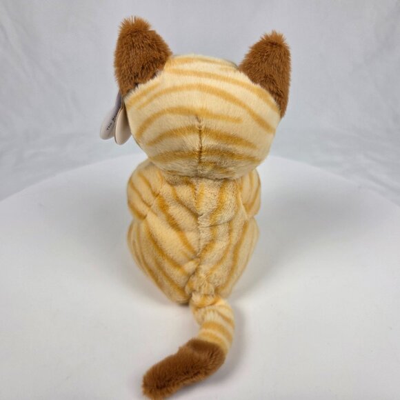 2023 TY Beanie Baby (Beanie Bellies) - MANGO the Gold Striped Cat (6 Inch) NWT - Picture 3 of 9